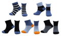 Chaussettes Garçon Ciel et Mer Coton Écologique - Bleu (5 paires)